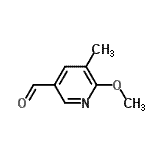 CAS#: 123506-67-2， 6-Methoxy-5-Methylnicotinaldehyde