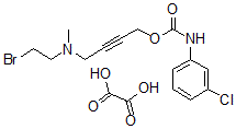 CAS#: 123567-34-0， 4-(2-Bromoethyl-Methylamino)But-2-Ynyl N-(3-Chlorophenyl)carbamate ethanedioate (1:1)