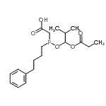 CAS#: 123599-82-6， {[2-Methyl-1-(Propionyloxy)Propoxy](4-Phenylbutyl)Phosphino}Acetic Acid