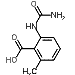 CAS#: 123633-26-1， 2-(Carbamoylamino)-6-Methylbenzoic Acid