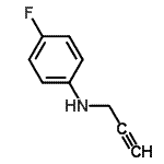 CAS#: 123685-60-9， 4-Fluoro-N-(2-Propyn-1-Yl)Aniline