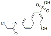 CAS 登录号：123733-06-2， 6-(2-氯乙酰氨基)-1-萘酚-3-磺酸