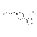 CAS 登录号:123733-63-1, 1-(3-氯丙基)-4-(2-甲氧基苯基)哌嗪