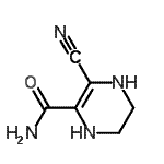 CAS#: 123799-52-0， 3-Cyano-1,4,5,6-Tetrahydro-2-Pyrazinecarboxamide