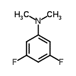 CAS#: 123855-25-4， 3,5-Difluoro-N,N-Dimethylaniline