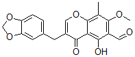 CAS#: 123941-06-0， 3-(1,3-Benzodioxol-5-Ylmethyl)-5-Hydroxy-7-Methoxy-8-Methyl-4-Oxochromene-6-Carbaldehyde