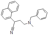 CAS#: 1240-16-0， 4-(Methyl-(Phenylmethyl)Amino)-2-Naphthalen-1-Ylbutanenitrile