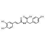 CAS#: 124027-56-1， N-[(2E)-3-(3,4-Dihydroxyphenyl)-2-Propenoyl]Tyrosine
