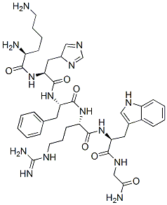 CAS#: 124051-38-3， Lysyl-histidyl-phenylalanyl-arginyl-tryptophyl-glycinamide