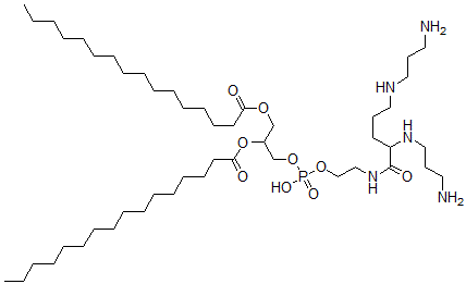 CAS#: 124076-29-5， [1-[2-[2,5-Bis(3-Aminopropylamino)Pentanoylamino]Ethoxy-Hydroxyphosphoryl]Oxy-3-Hexadecanoyloxypropan-2-Yl] Hexadecanoate