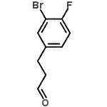 CAS#: 124170-34-9， 3-(3-Bromo-4-Fluorophenyl)Propanal