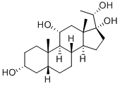 CAS#: 1242-48-4， (3R,5R,8S,9S,10S,11S,13S,14S,17R)-17-(1-Hydroxyethyl)-10,13-Dimethyl-1,2,3,4,5,6,7,8,9,11,12,14,15,16-Tetradecahydrocyclopenta[a]Phenanthrene-3,11,17-Triol