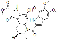 CAS#: 124325-93-5， Methyl (2R,7R,8S)-8-Bromo-4-Hydroxy-7-Methyl-1-Oxo-6-(5,6,7-Trimethoxy1h-Indole-2-Carbonyl)-3,7,8,9-Tetrahydro-2H-Pyrido[3,2-e]Indole-2-Carboxylate