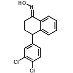 CAS 登录号：124345-14-8， (1E)-4-(3,4-二氯苯基)-N-羟基-3,4-二氢-1(2H)-萘亚胺