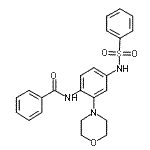 CAS#: 124400-44-8， N-{2-(4-Morpholinyl)-4-[(Phenylsulfonyl)Amino]Phenyl}Benzamide