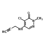 CAS#: 124414-87-5， 4-Chloro-2-Methyl-5-(2-Propyn-1-Ylamino)-3(2H)-Pyridazinone