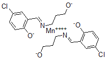 CAS#: 124430-02-0， Bis(3-(5-chlorosalicylideneamino)propanolato)manganese(IV)