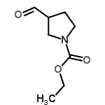 CAS#: 124438-22-8， Ethyl 3-Formyl-1-Pyrrolidinecarboxylate