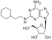 CAS#: 124498-52-8， (2R,3R,4S,5R)-2-[6-Amino-2-(2-Cyclohexylethylamino)Purin-9-Yl]-5-(Hydroxymethyl)Oxolane-3,4-Diol