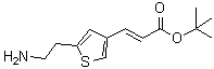 CAS#: 124499-25-8， 2-Methyl-2-Propanyl 3-[5-(2-Aminoethyl)-3-Thienyl]Acrylate