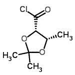CAS#: 124600-39-1， (4S,5S)-2,2,5-Trimethyl-1,3-Dioxolane-4-Carbonyl Chloride