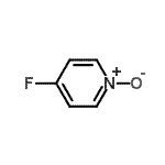 结构式 CAS# 124666-05-3, 4-氟吡啶1-氧化物
