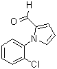 结构式 CAS# 124695-22-3, 1-(2-氯苯基)-1H-吡咯-2-甲醛