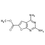 CAS#: 124738-77-8， Methyl 2,4-Diaminofuro[2,3-d]Pyrimidine-6-Carboxylate