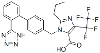 CAS#: 124750-95-4， 5-(1,1,2,2,2-Pentafluoroethyl)-2-Propyl-3-[[4-[2-(2H-Tetrazol-5-Yl)Phenyl]Phenyl]Methyl]Imidazole-4-Carboxylic Acid