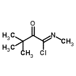 CAS#: 124838-03-5， (1Z)-N,3,3-Trimethyl-2-oxobutanimidoyl chloride