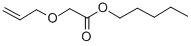 CAS 登录号：124899-75-8， 2-(戊氧基)-乙酸 2-丙烯-1-基酯