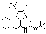 CAS#: 125016-14-0， 2-Methyl-2-Propanyl {(1S)-2-Cyclohexyl-1-[(2S,4R)-4-(2-Hydroxy-2-Propanyl)-5-Oxotetrahydro-2-Furanyl]Ethyl}Carbamate