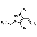 CAS#: 125019-37-6， 1-Ethyl-3,5-Dimethyl-4-Vinyl-1H-Pyrazole