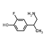 CAS#: 125036-97-7， 4-(1-Amino-2-Propanyl)-2-Fluorophenol