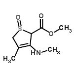 CAS#: 125088-83-7， Methyl 4-Methyl-3-(Methylamino)-2,5-Dihydro-2-Thiophenecarboxylate 1-Oxide