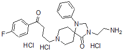 CAS#: 125094-03-3， 3-(2-Aminoethyl)-8-[4-(4-Fluorophenyl)-4-Oxobutyl]-1-Phenyl-1,3,8-Triazaspiro[4.5]Decan-4-One Trihydrochloride