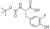 CAS#: 125218-33-9， 3-Fluoro-N-{[(2-Methyl-2-Propanyl)Oxy]Carbonyl}Tyrosine