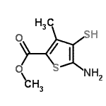 CAS#: 125270-28-2， Methyl 5-Amino-3-Methyl-4-Sulfanyl-2-Thiophenecarboxylate