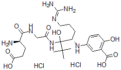 CAS#: 125319-05-3， gamma-Tert-Butyloxy-Glu-Gly-Arg-3-Carboxy-4-Hydroxyanilide dihydrochloride
