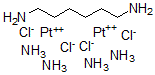 CAS#: 125408-81-3， Dichlorotetraamine(1,6-Hexamethylenediamine)Diplatinum(II)