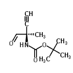 CAS#: 125414-52-0， 2-Methyl-2-Propanyl [(2R)-2-Methyl-1-Oxo-3-Butyn-2-Yl]Carbamate