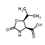 CAS#: 125473-34-9， (4S,5S)-5-Isopropyl-2-Oxo-1,3-Oxazolidine-4-Carboxylic Acid