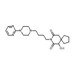 CAS#: 125481-61-0， 6-Hydroxy-8-{4-[4-(2-Pyrimidinyl)-1-Piperazinyl]Butyl}-8-Azaspiro[4.5]Decane-7,9-Dione