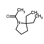CAS#: 125573-94-6， 1-(2,2-Diethyl-1-Pyrrolidinyl)Ethanone