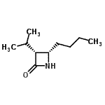 CAS#: 125606-83-9， (3R,4S)-4-Butyl-3-Isopropyl-2-Azetidinone