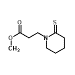 CAS#: 125627-71-6， Methyl 3-(2-Thioxo-1-Piperidinyl)Propanoate