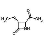 CAS#: 125639-94-3， (3R,4R)-4-Acetyl-3-Ethyl-2-Azetidinone