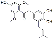 CAS#: 125709-32-2， 3-[3,4-Dihydroxy-5-(3-Methylbut-2-Enyl)Phenyl]-7-Hydroxy-5-Methoxychromen-4-One