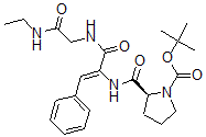 CAS#: 125768-11-8， Tert-Butyl (2S)-2-[[(Z)-3-[(2-Ethylamino-2-Oxoethyl)Amino]-3-Oxo-1-Phenylprop-1-En-2-Yl]Carbamoyl]Pyrrolidine-1-Carboxylate