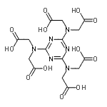 CAS#: 1258-71-5, 2,2',2'',2''',2'''',2'''''-(1,3,5-Triazine-2,4,6-Triyltrinitrilo)Hexaacetic Acid